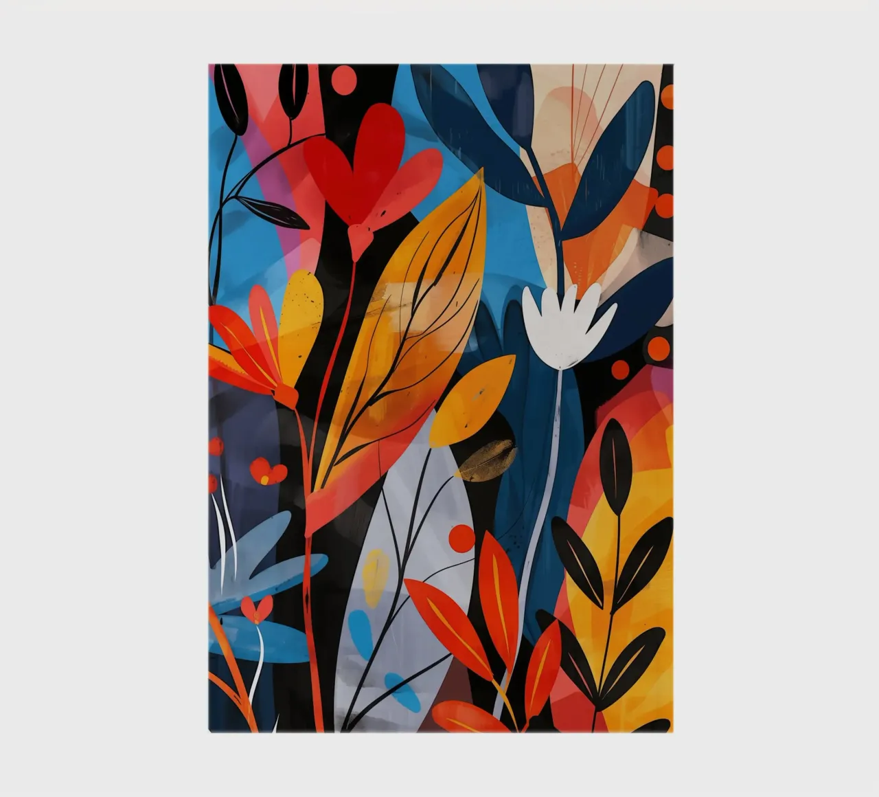 Design végétal optimiste de style boho carnet de notes de Autofocus