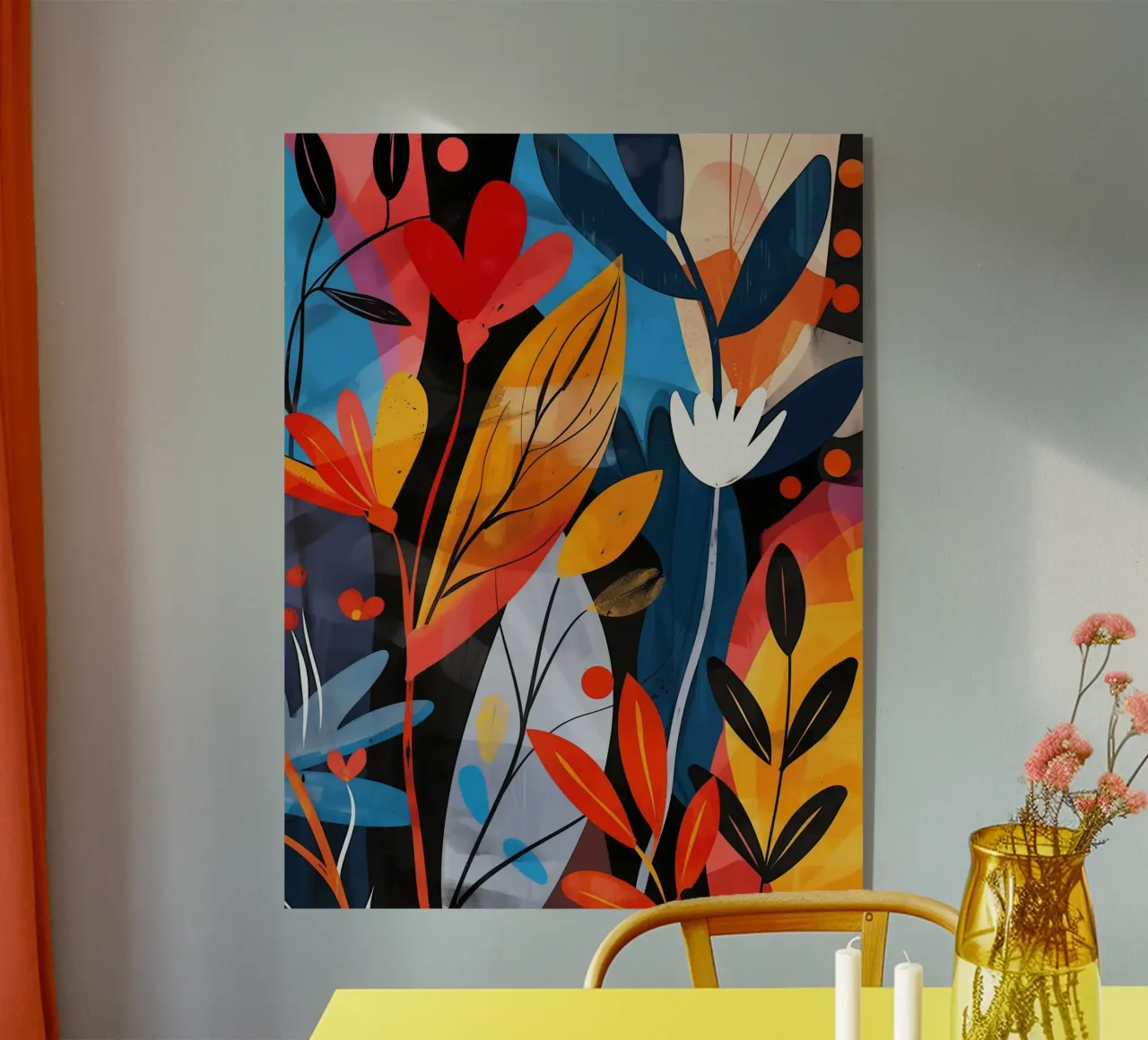 Design ottimistico delle piante in stile boho plexiglass da Autofocus