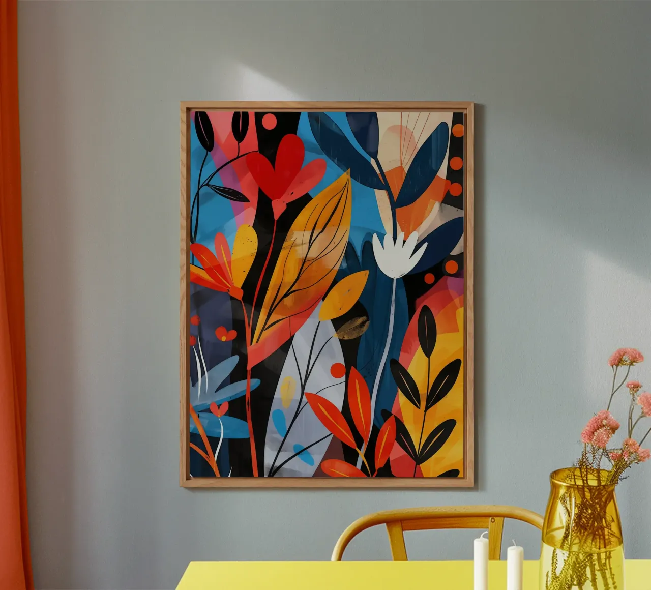 Design ottimistico delle piante in stile boho alluminio dibond da Autofocus