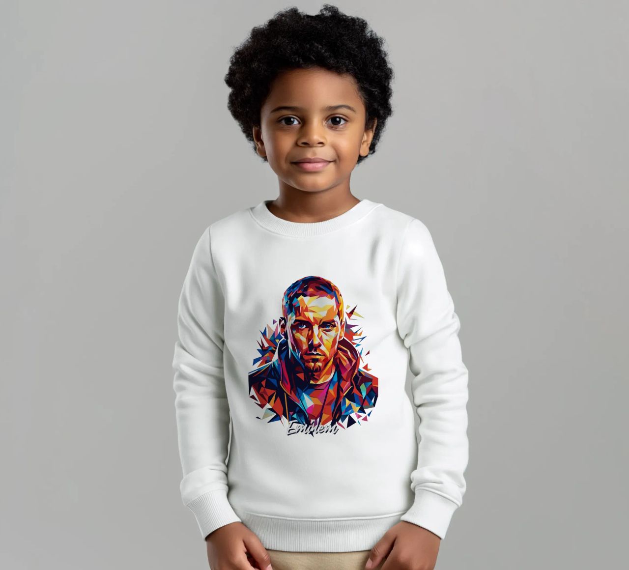 Eminem in Wpap Pop Art felpa bambino da vectorartnesia