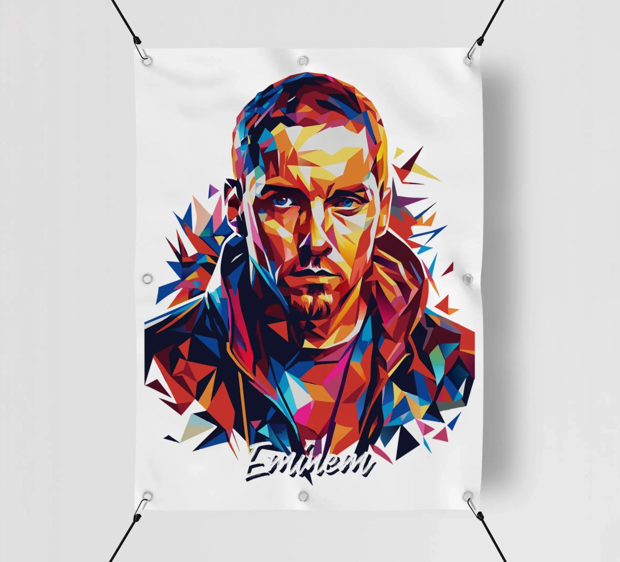 Eminem in Wpap Pop Art telo in pvc da vectorartnesia