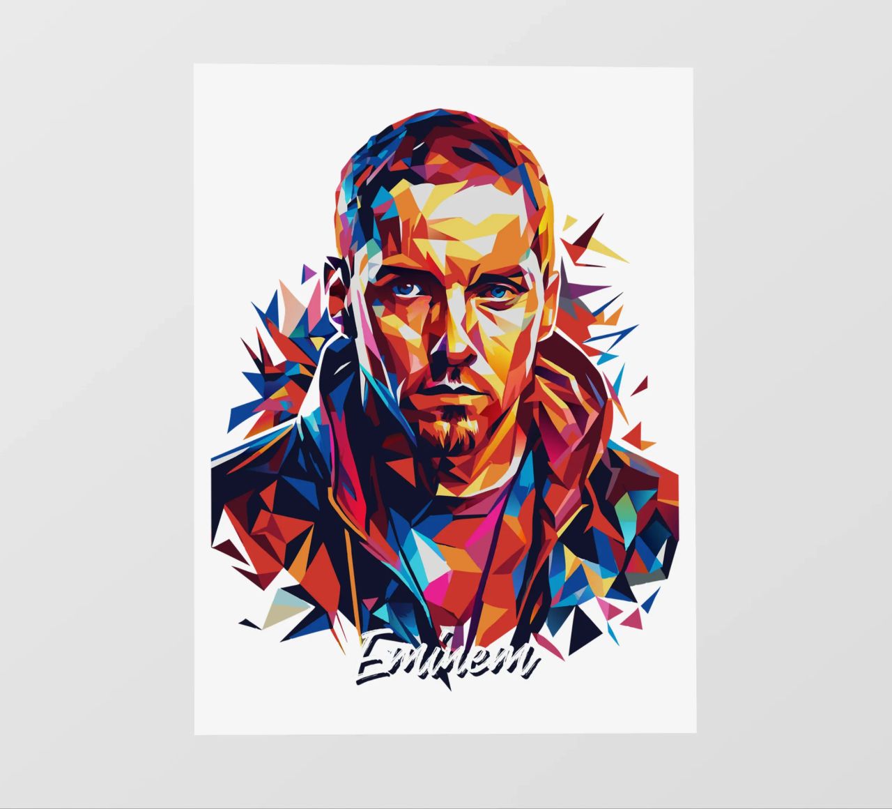 Eminem in Wpap Pop Art telo in pvc da vectorartnesia