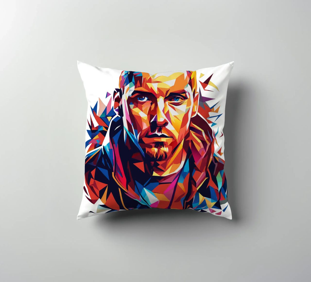Eminem in Wpap Pop Art cuscino da vectorartnesia