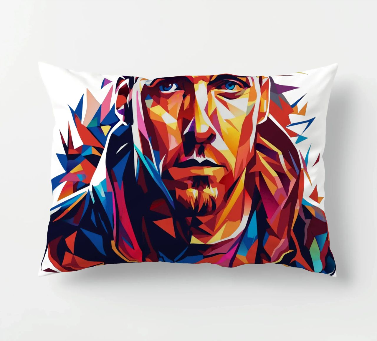 Eminem in Wpap Pop Art cuscino da vectorartnesia