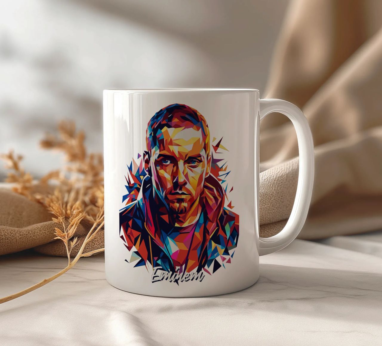 Eminem in Wpap Pop Art tazza in ceramica da vectorartnesia