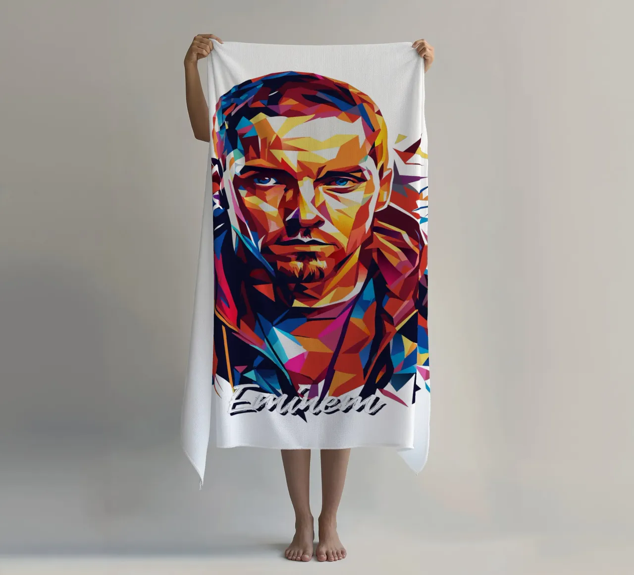 Eminem in Wpap Pop Art telo mare da vectorartnesia