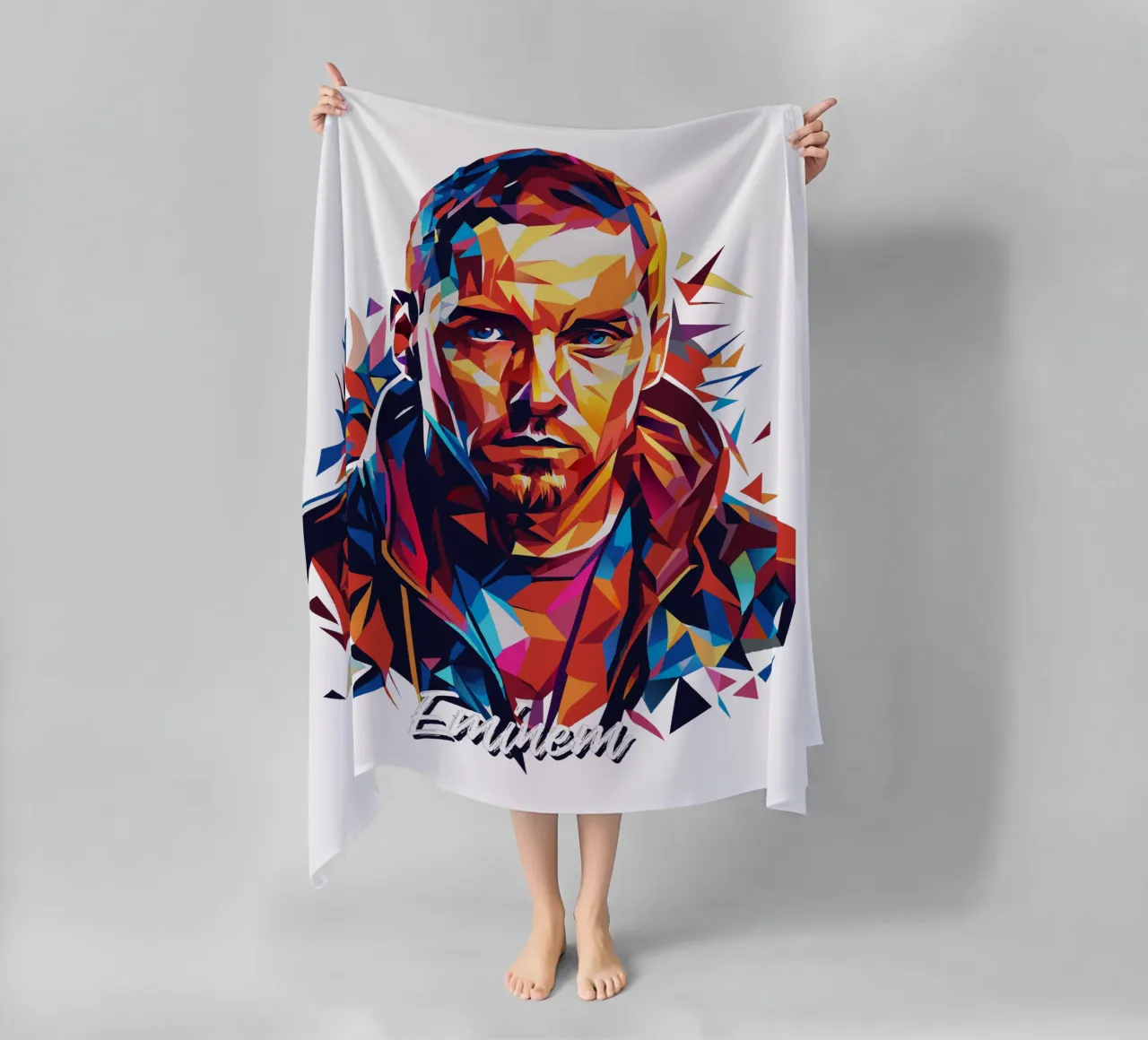 Eminem in Wpap Pop Art telo mare da vectorartnesia