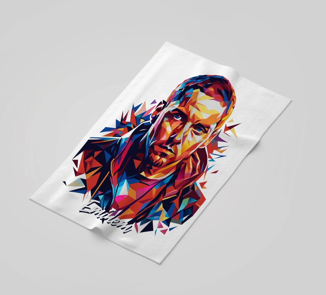 Eminem in Wpap Pop Art telo mare da vectorartnesia