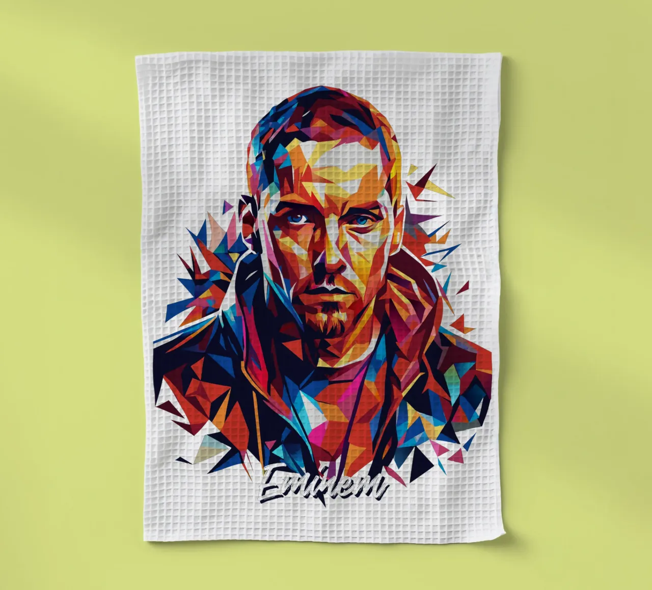 Eminem en pop art wpap torchon de vectorartnesia