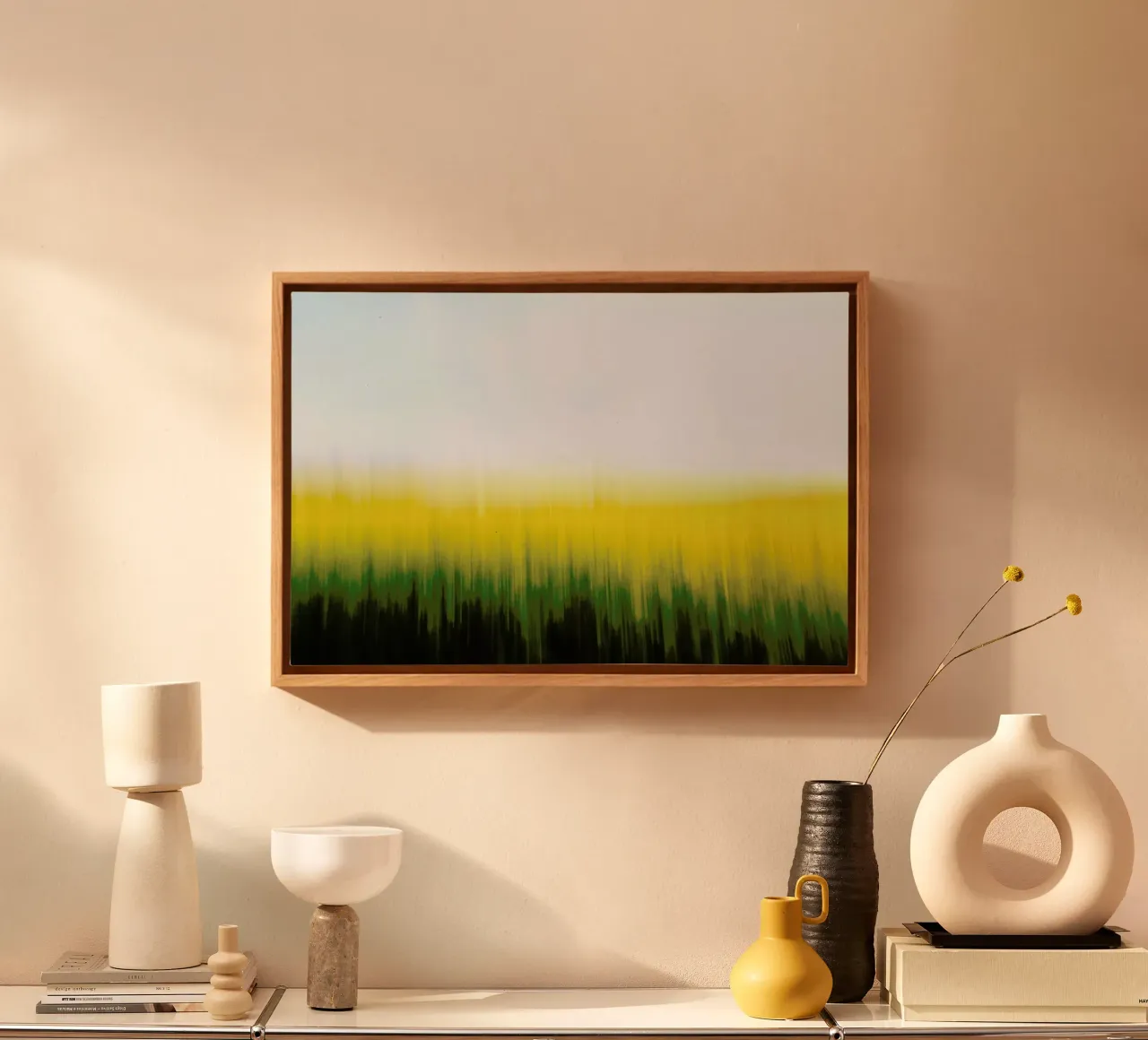 Fields Of Gold 01 tela con Cornice a cassetta da steffi photographer