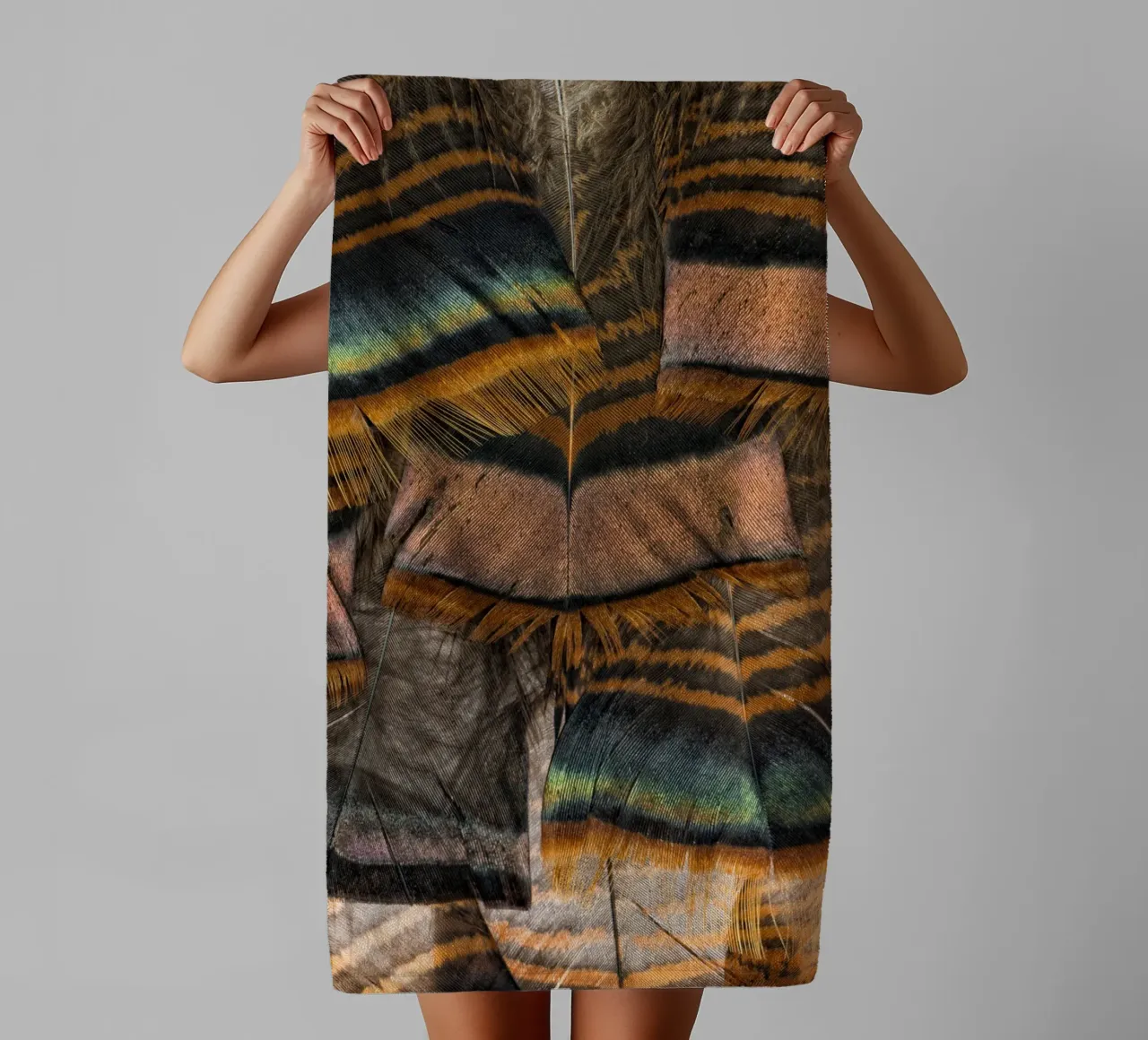 Piume vibranti asciugamano da bagno da Curious Collections by Marielle Leenders