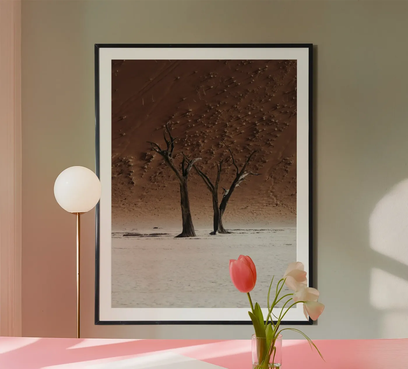 brown tree in light poster da Fost