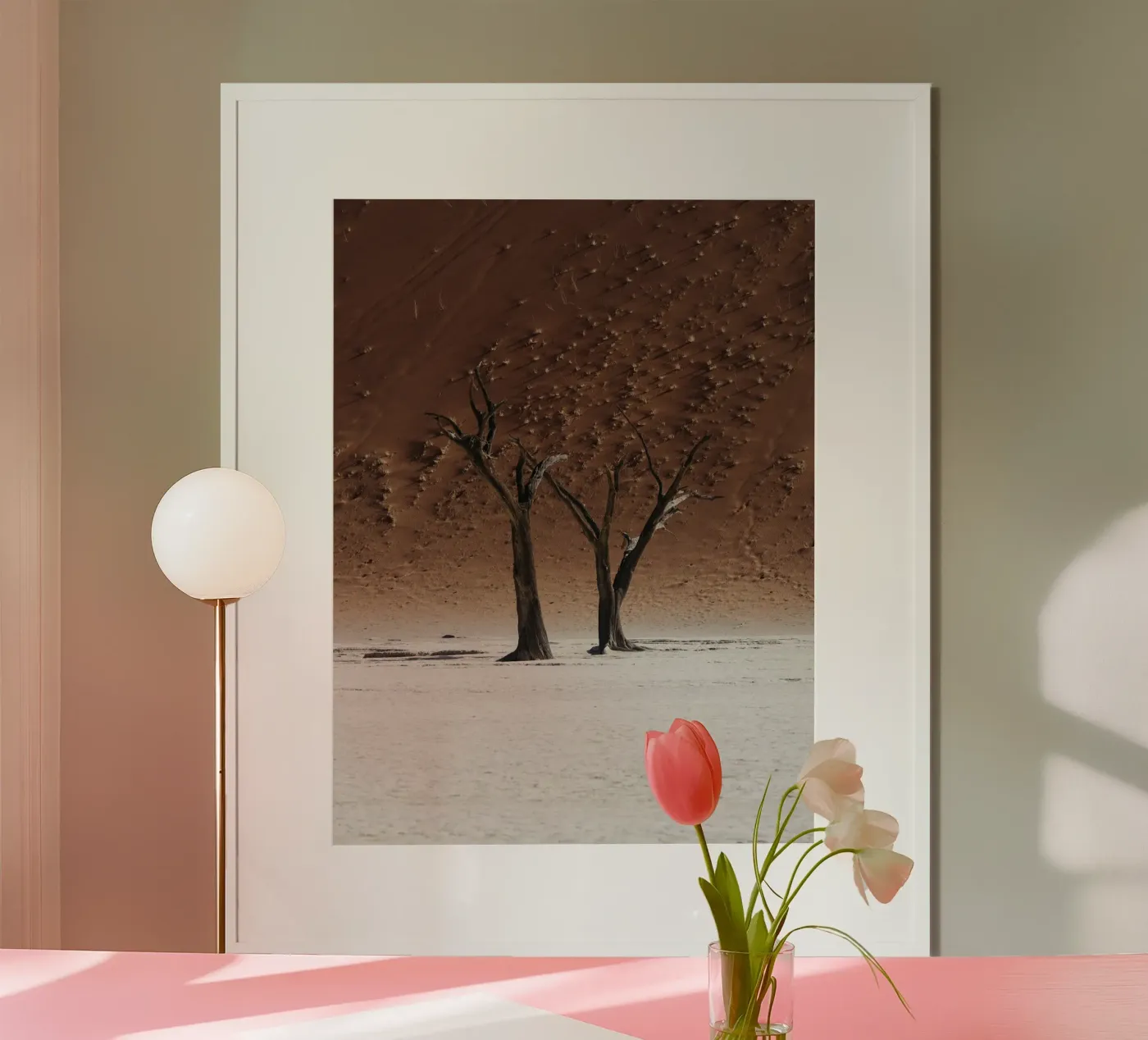 brown tree in light poster da Fost