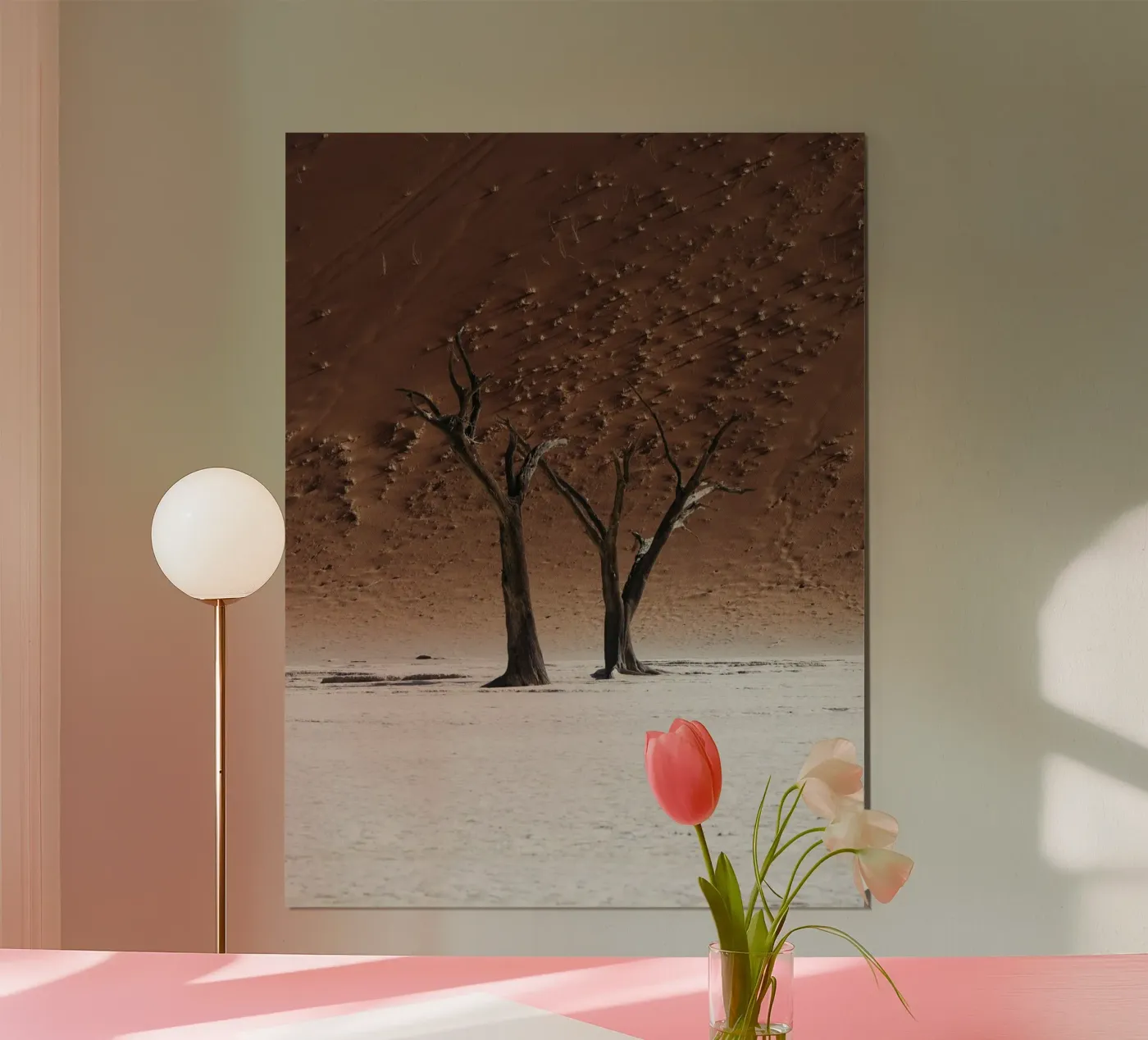 brown tree in light poster da Fost