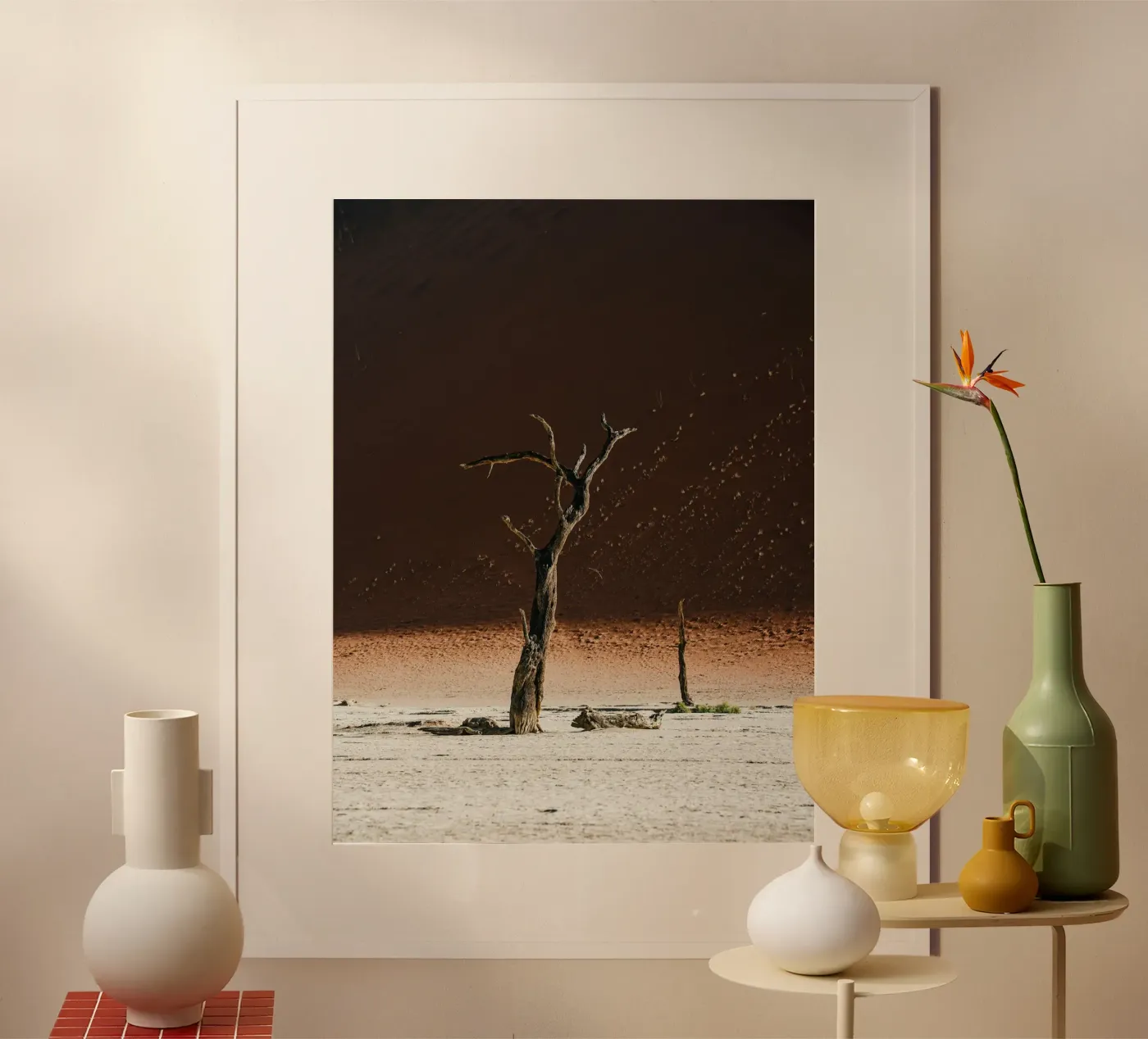 brown shadow tree poster by Fost