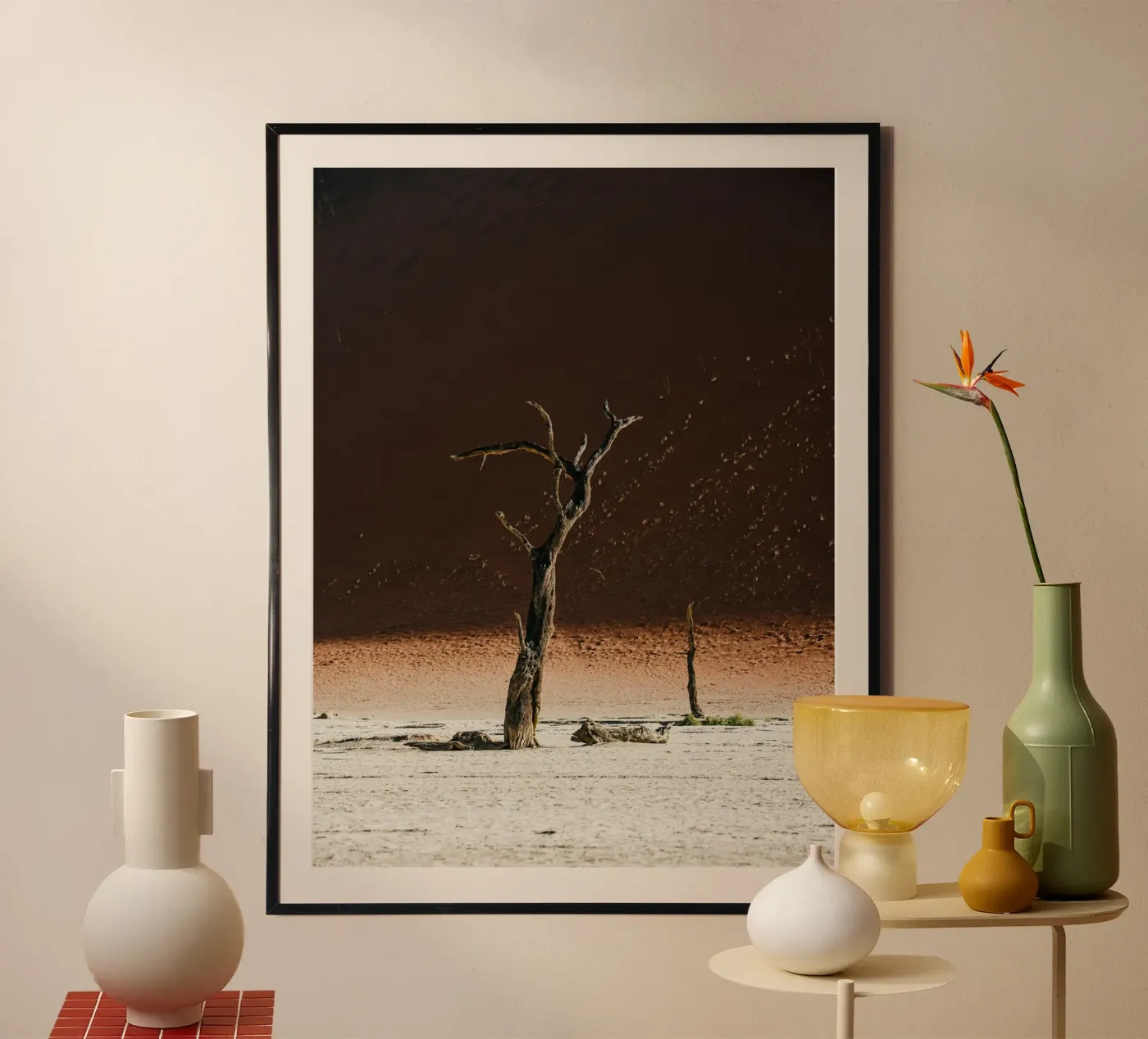brown shadow tree poster by Fost