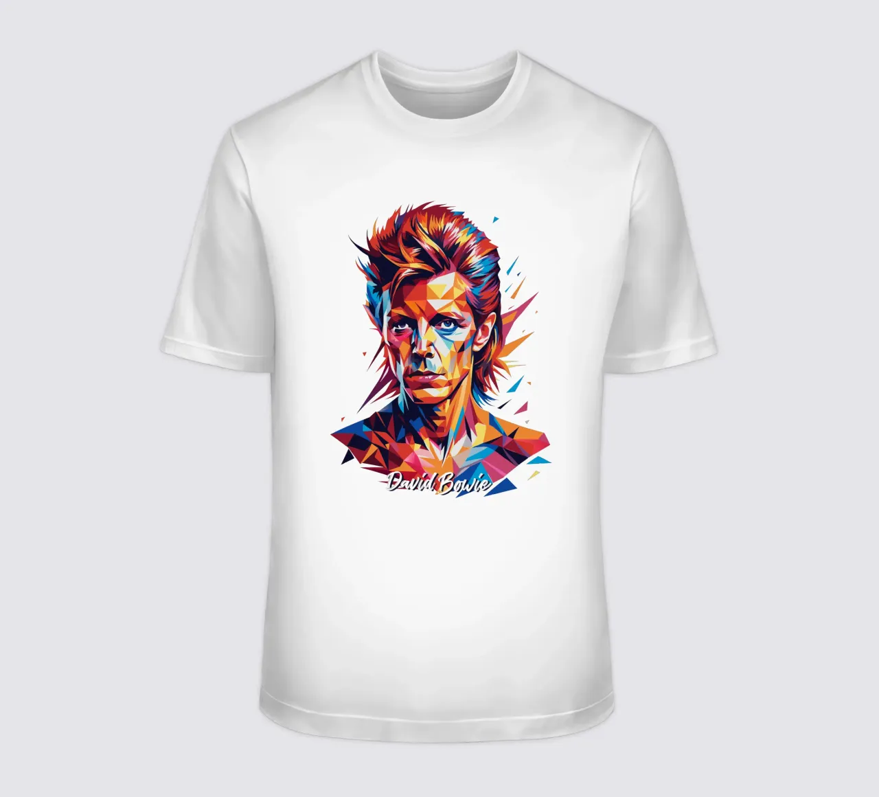 David Bowie in WPAP Pop Art t-shirt da vectorartnesia