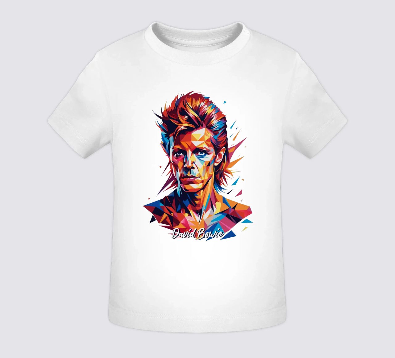 David Bowie in WPAP Pop Art maglietta neonato da vectorartnesia