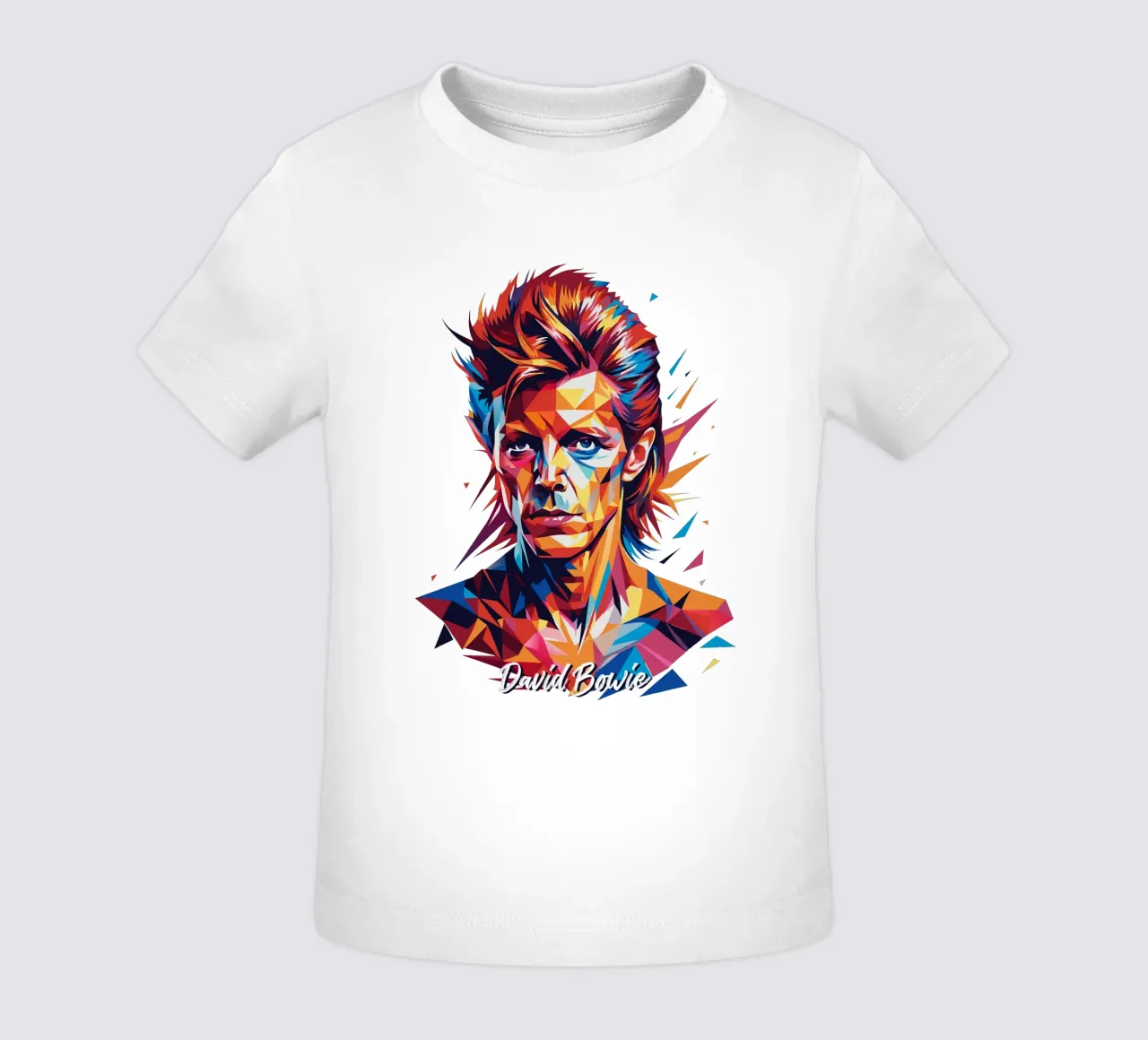 David Bowie in WPAP Pop Art maglietta neonato da vectorartnesia