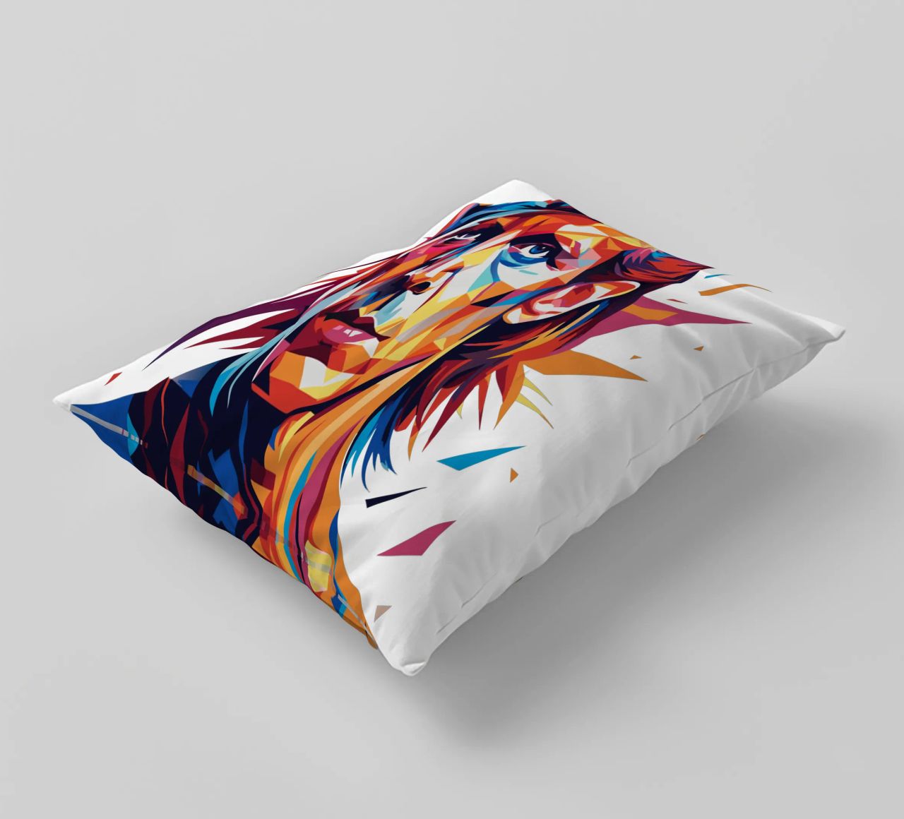 David Bowie in WPAP Pop Art cuscino da vectorartnesia