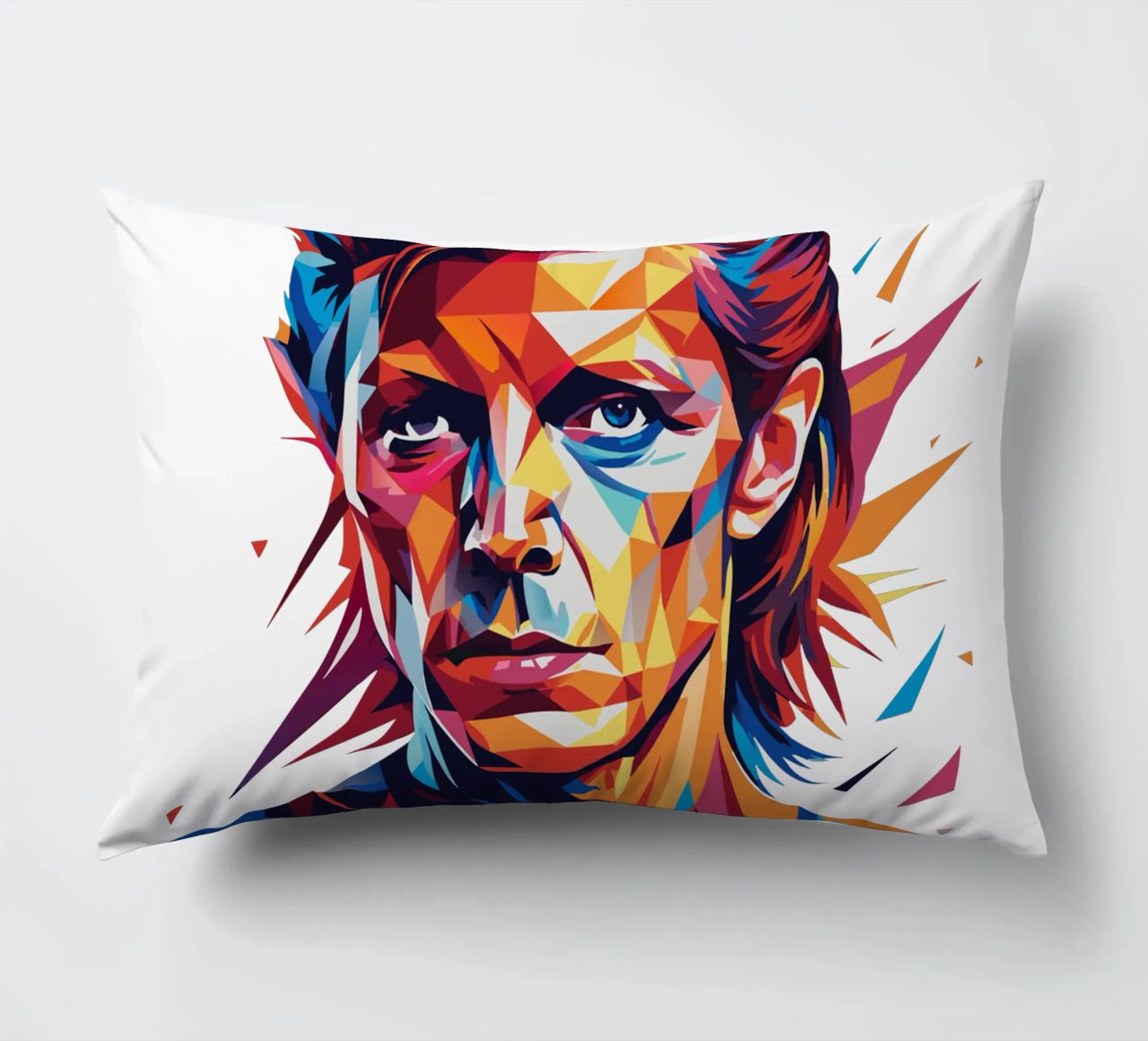 David Bowie in WPAP Pop Art cuscino da vectorartnesia