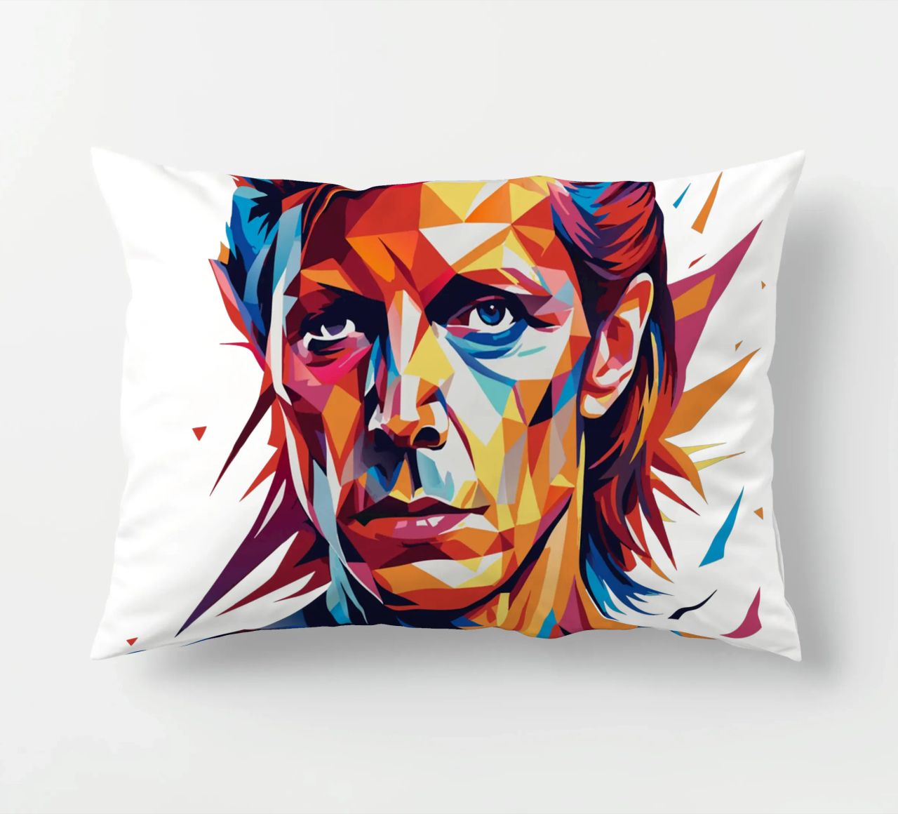 David Bowie in WPAP Pop Art cuscino da vectorartnesia