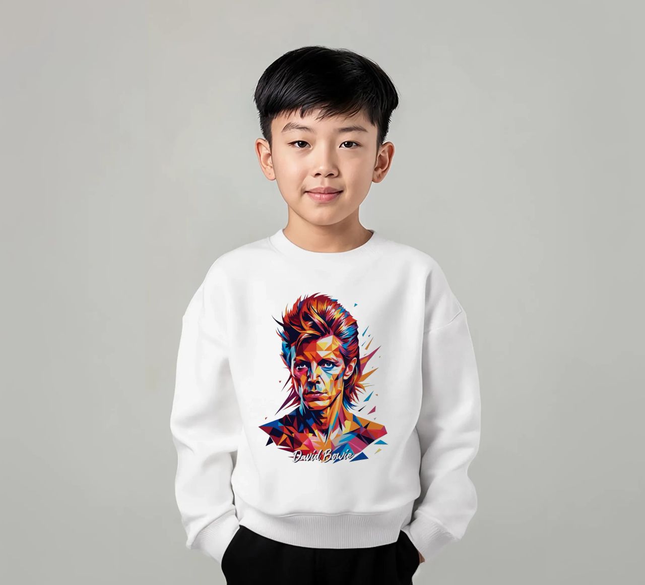 David Bowie in WPAP Pop Art felpa bambino da vectorartnesia