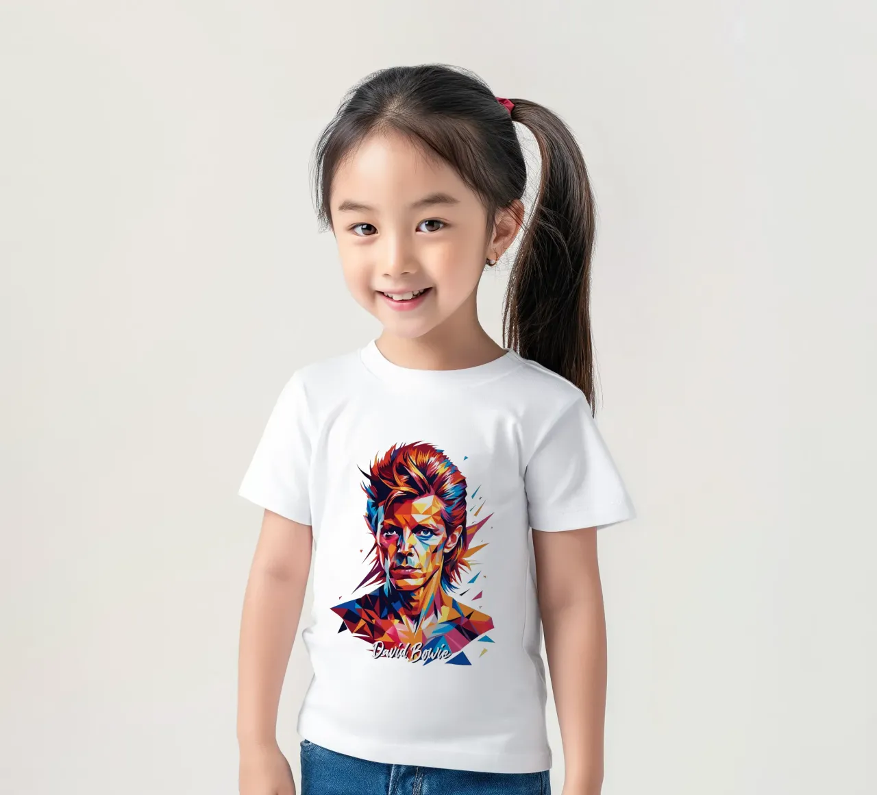 David Bowie in WPAP Pop Art t-shirt bambini da vectorartnesia