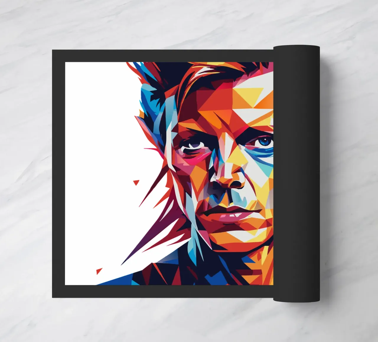 David Bowie in WPAP Pop Art zerbino da vectorartnesia