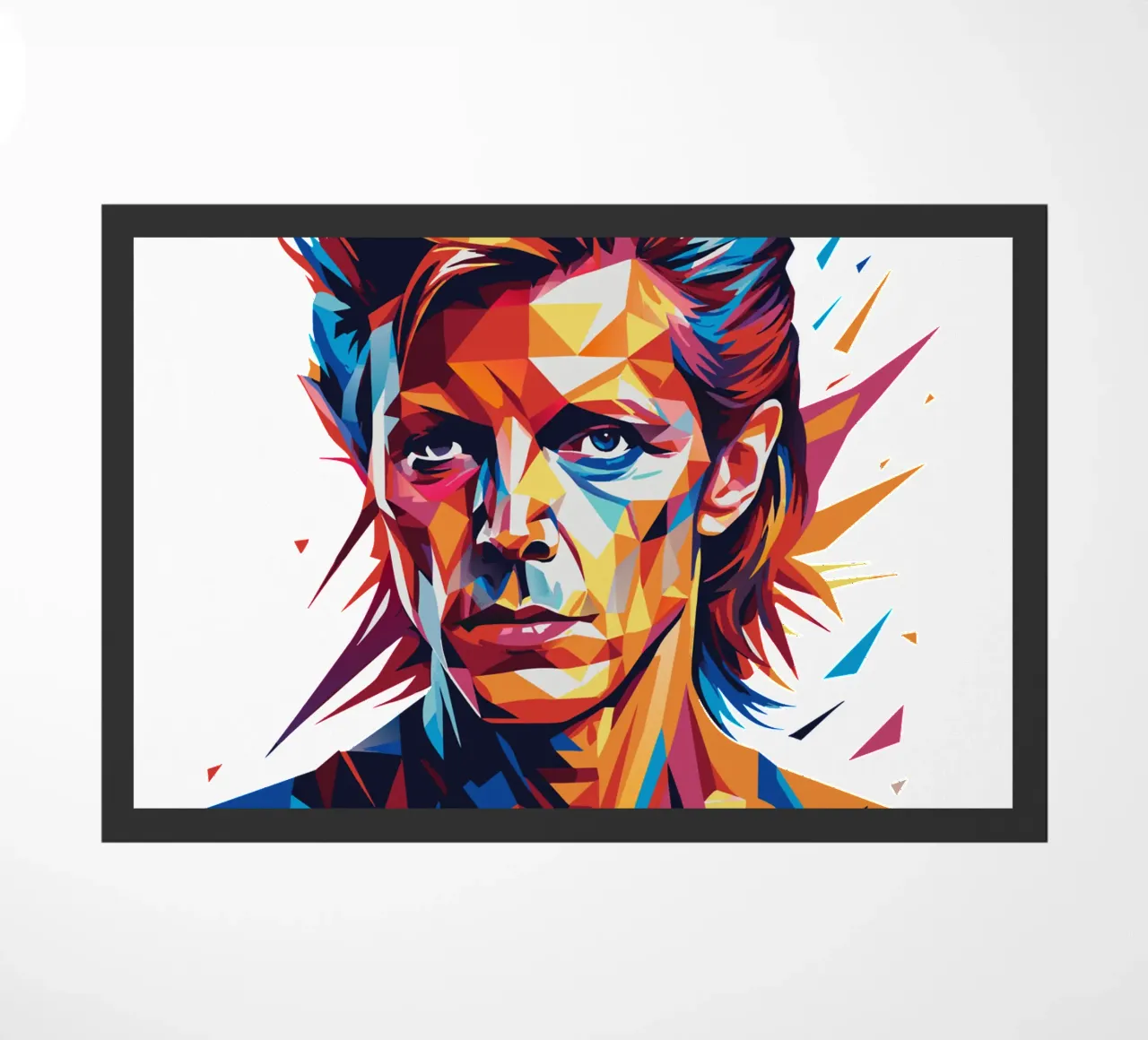 David Bowie in WPAP Pop Art zerbino da vectorartnesia