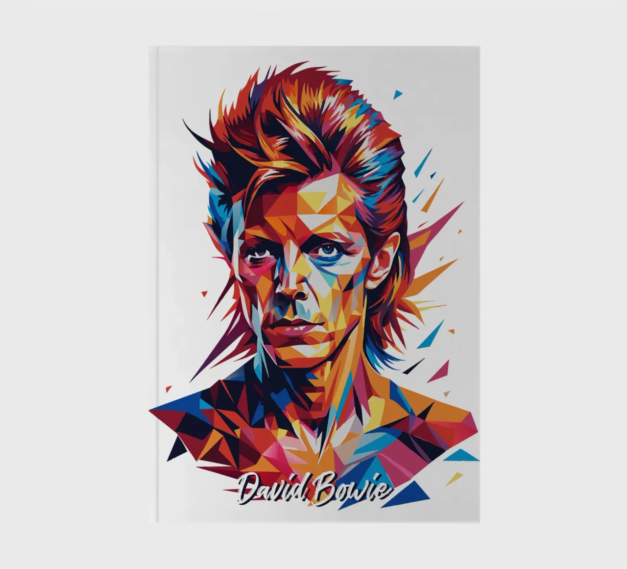 David Bowie in WPAP Pop Art diario da vectorartnesia
