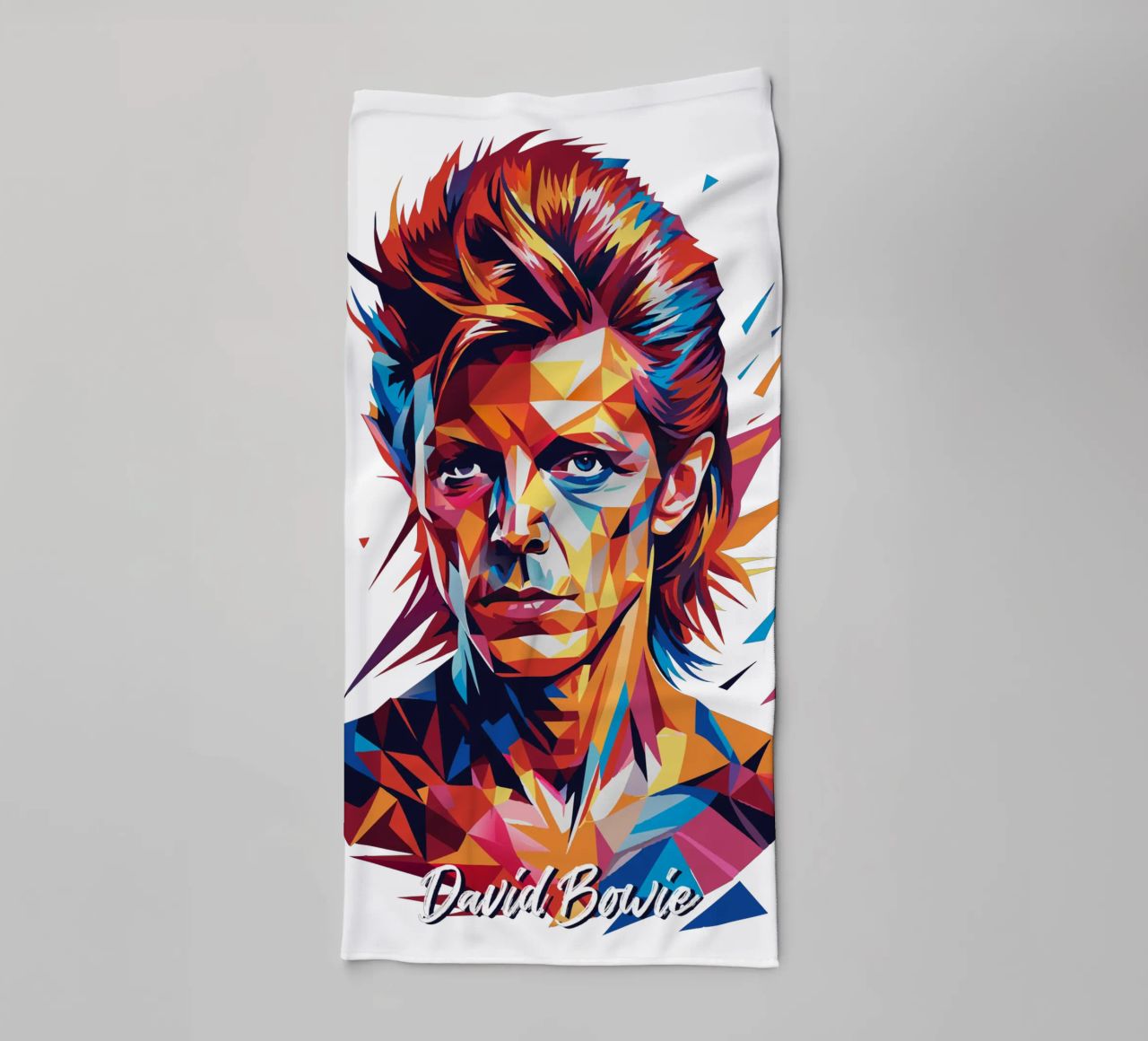 David Bowie in WPAP Pop Art asciugamano da bagno da vectorartnesia