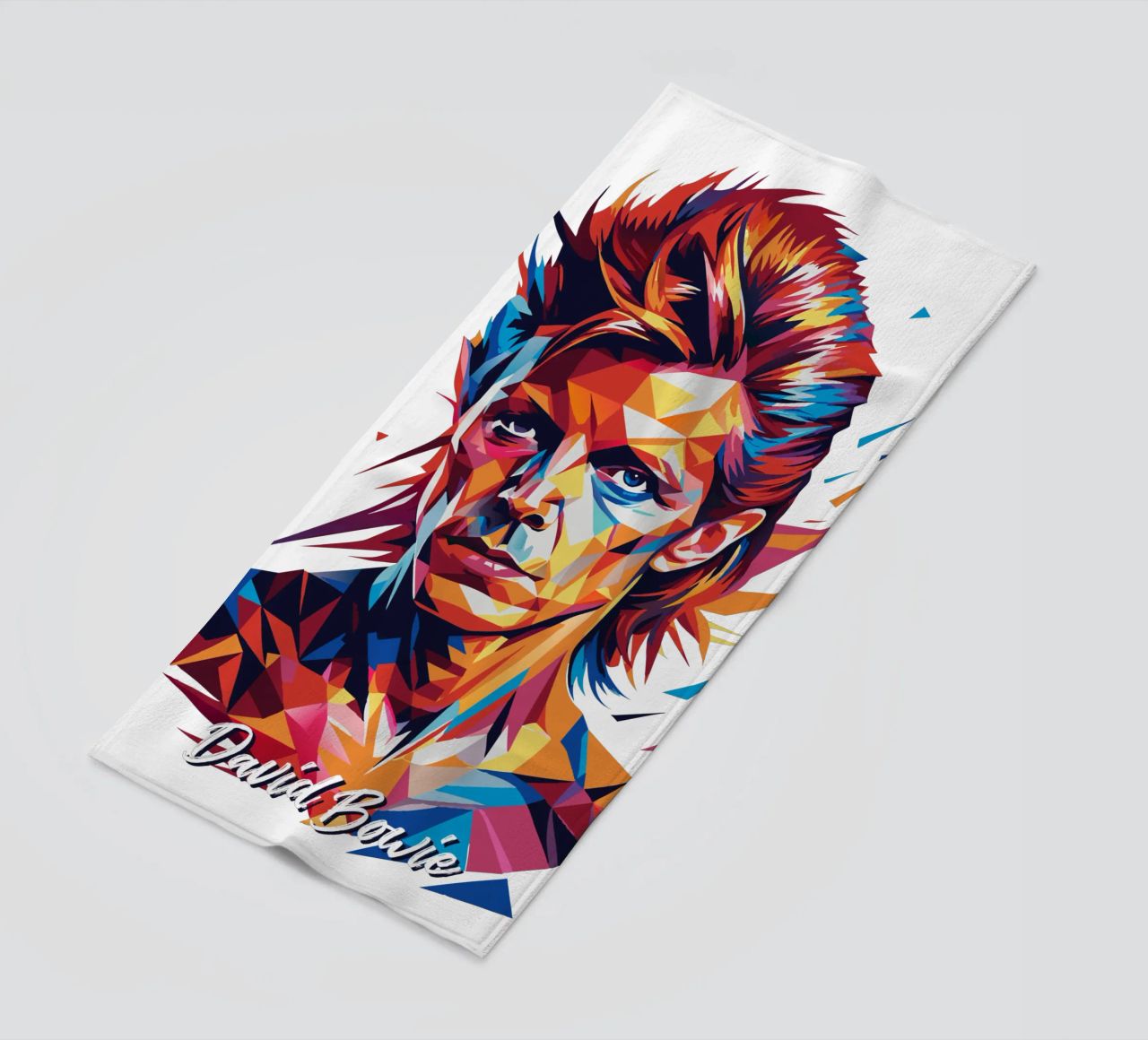 David Bowie in WPAP Pop Art telo mare da vectorartnesia