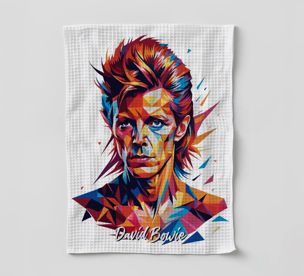 David Bowie dans le WPAP Pop Art torchon de vectorartnesia