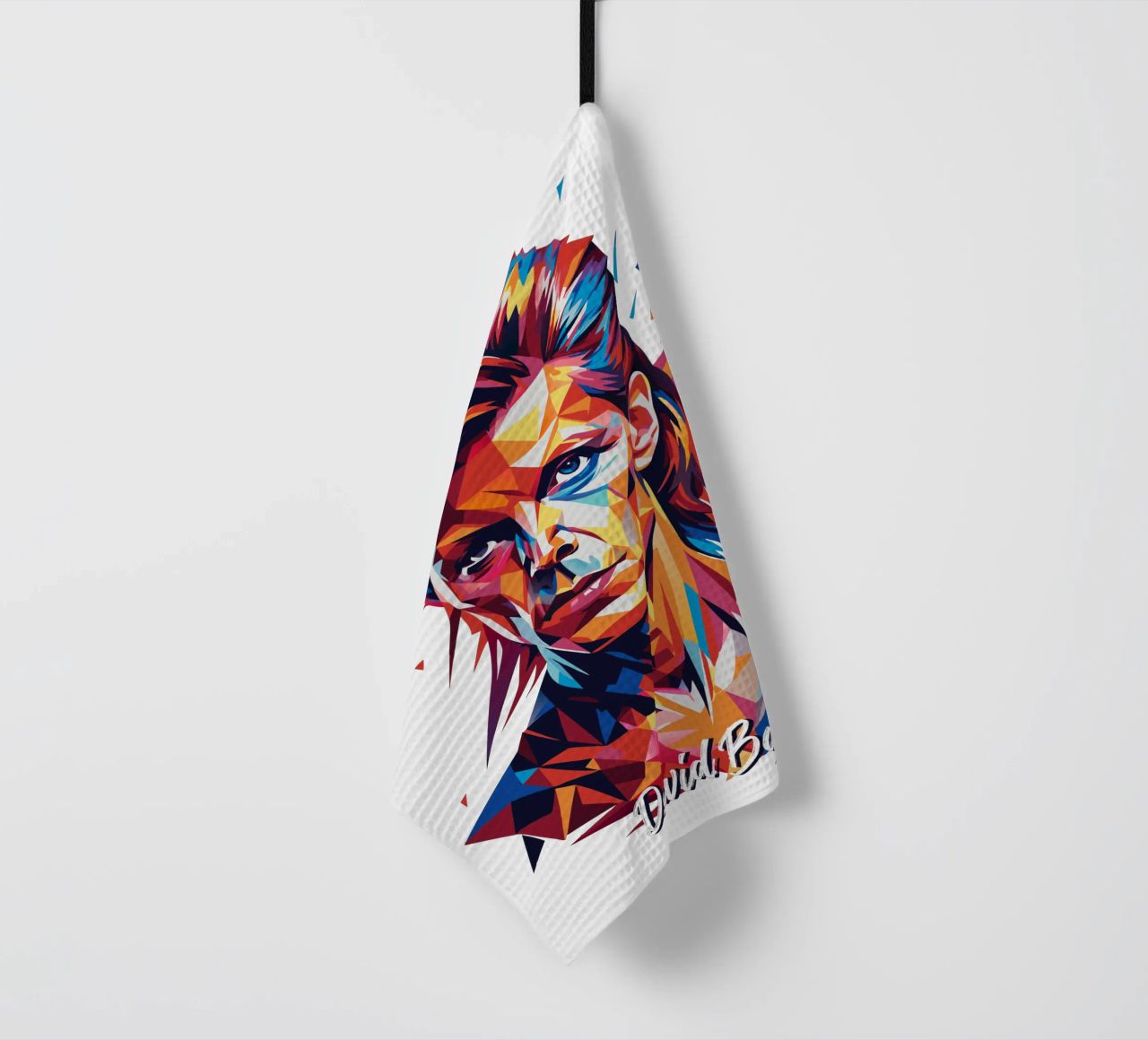 David Bowie in WPAP Pop Art canovaccio da cucina da vectorartnesia