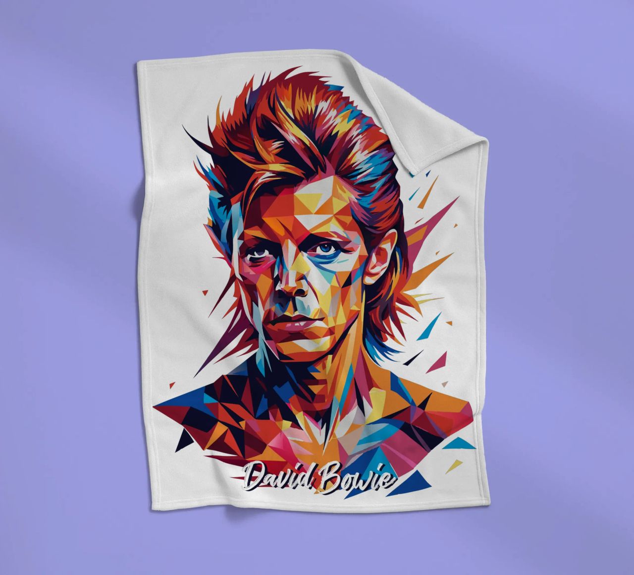 David Bowie in WPAP Pop Art coperta in pile da vectorartnesia