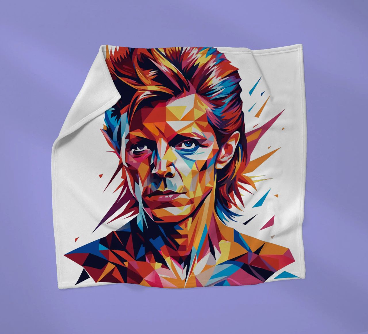 David Bowie in WPAP Pop Art coperta in pile da vectorartnesia