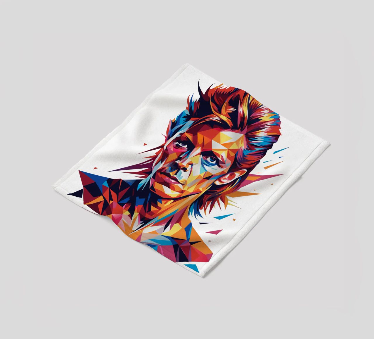 David Bowie in WPAP Pop Art coperta in pile da vectorartnesia