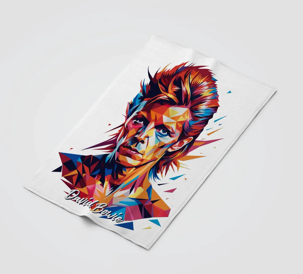 David Bowie in WPAP Pop Art coperta in pile da vectorartnesia