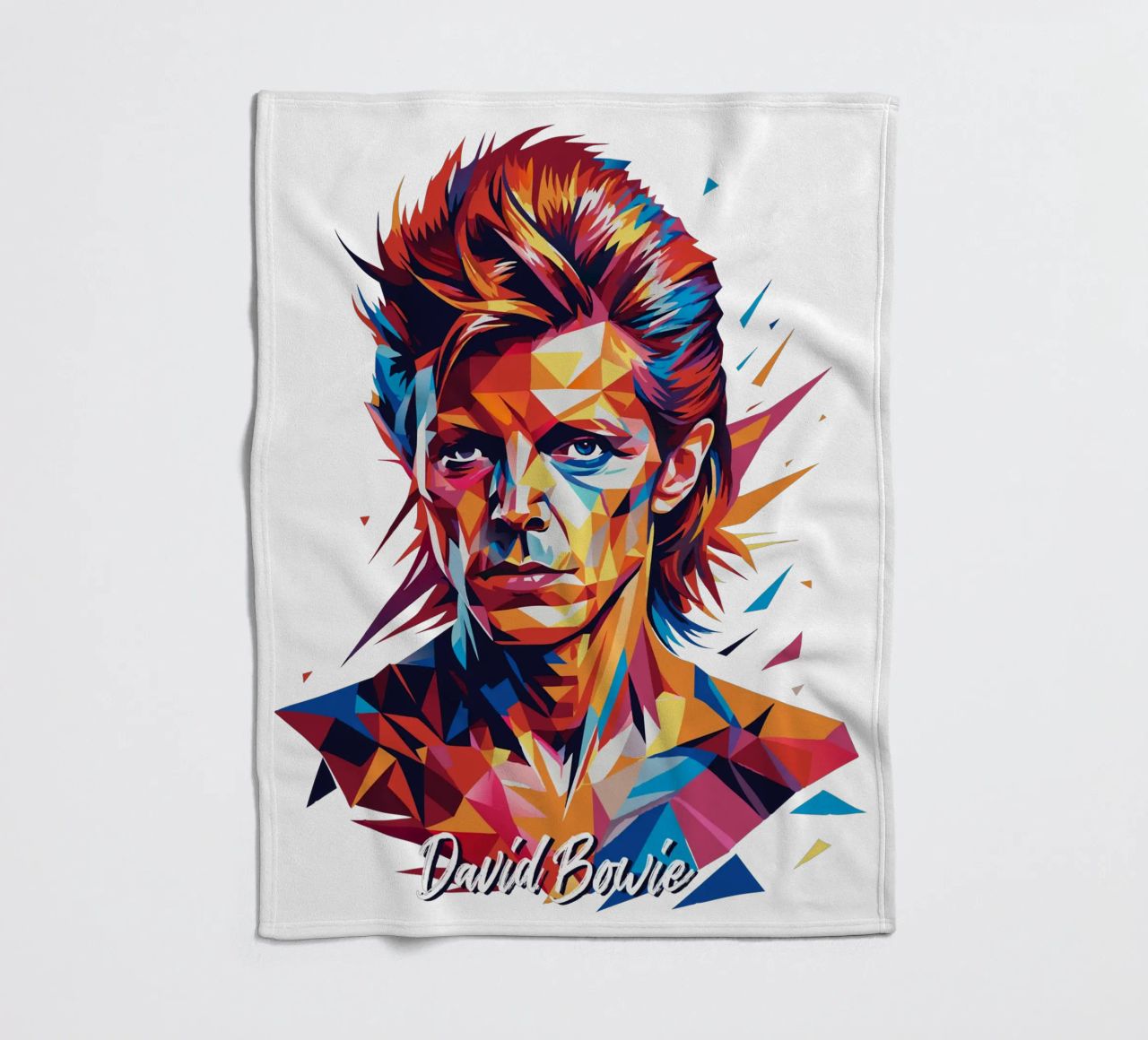 David Bowie in WPAP Pop Art coperta in pile da vectorartnesia