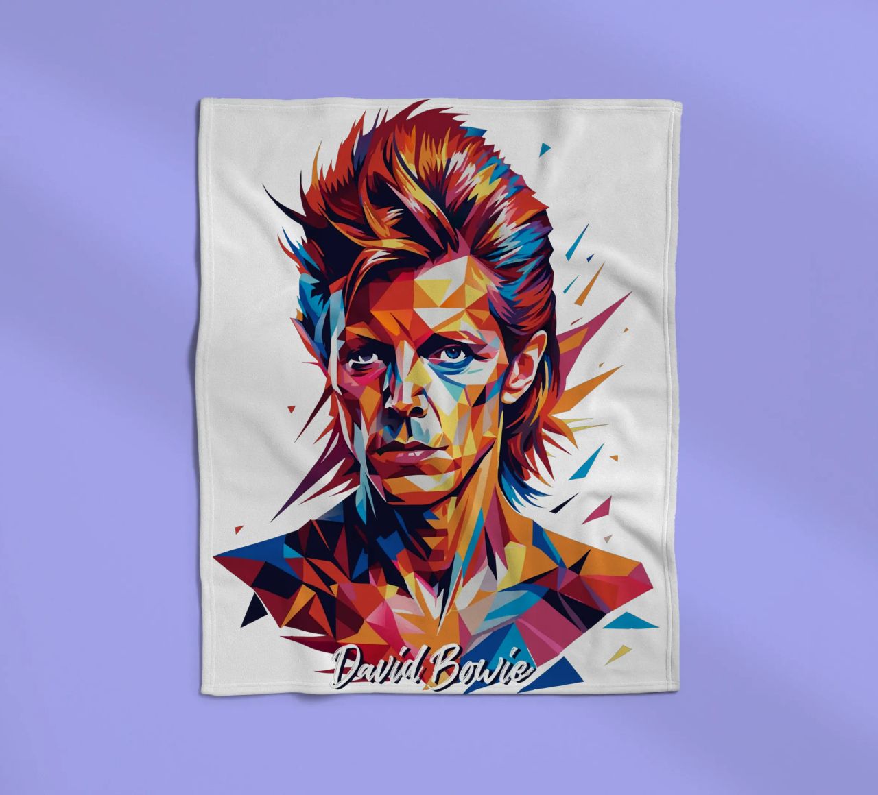 David Bowie in WPAP Pop Art coperta in pile da vectorartnesia