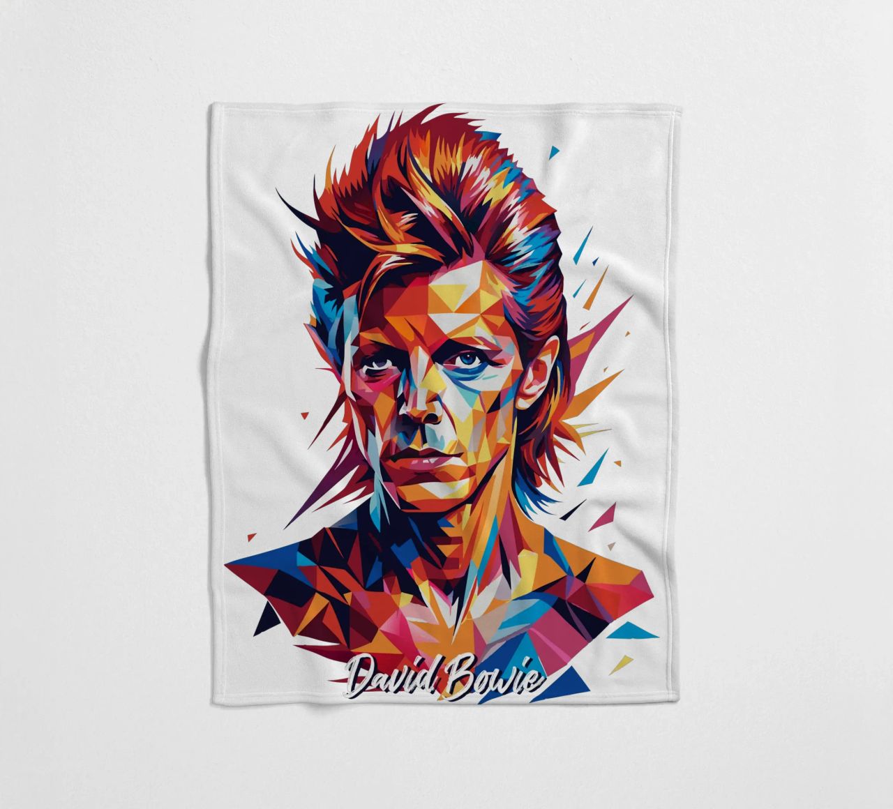 David Bowie in WPAP Pop Art coperta in pile da vectorartnesia