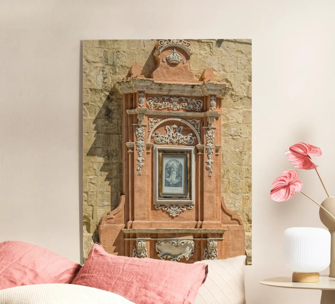 Pink monument acrylic glass by Curious Collections by Marielle Leenders