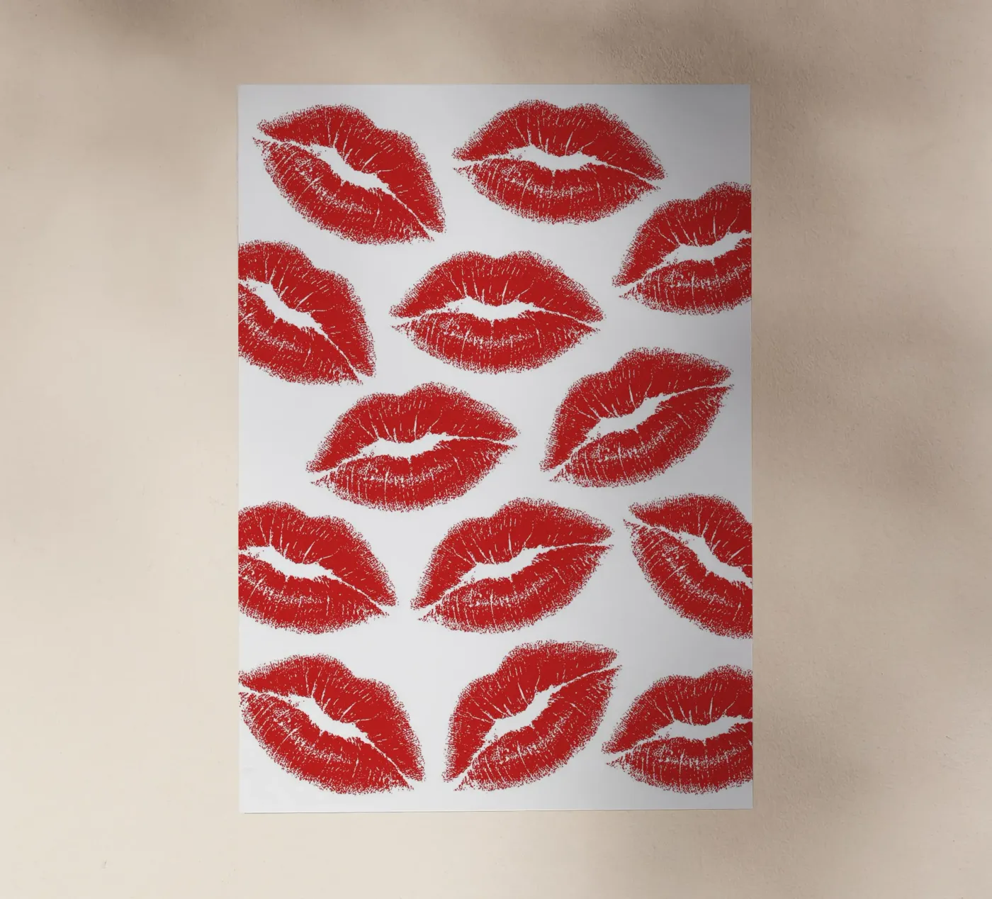 Lips pattern Backlit Folie von Happypatterns