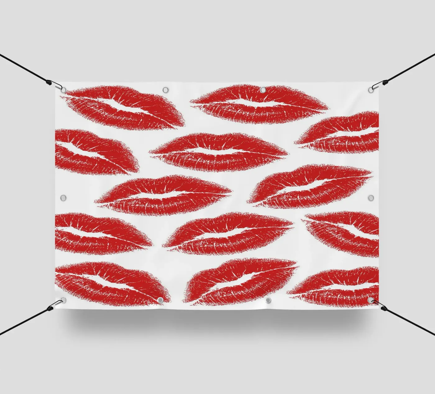 Lips pattern bâche pvc de Happypatterns