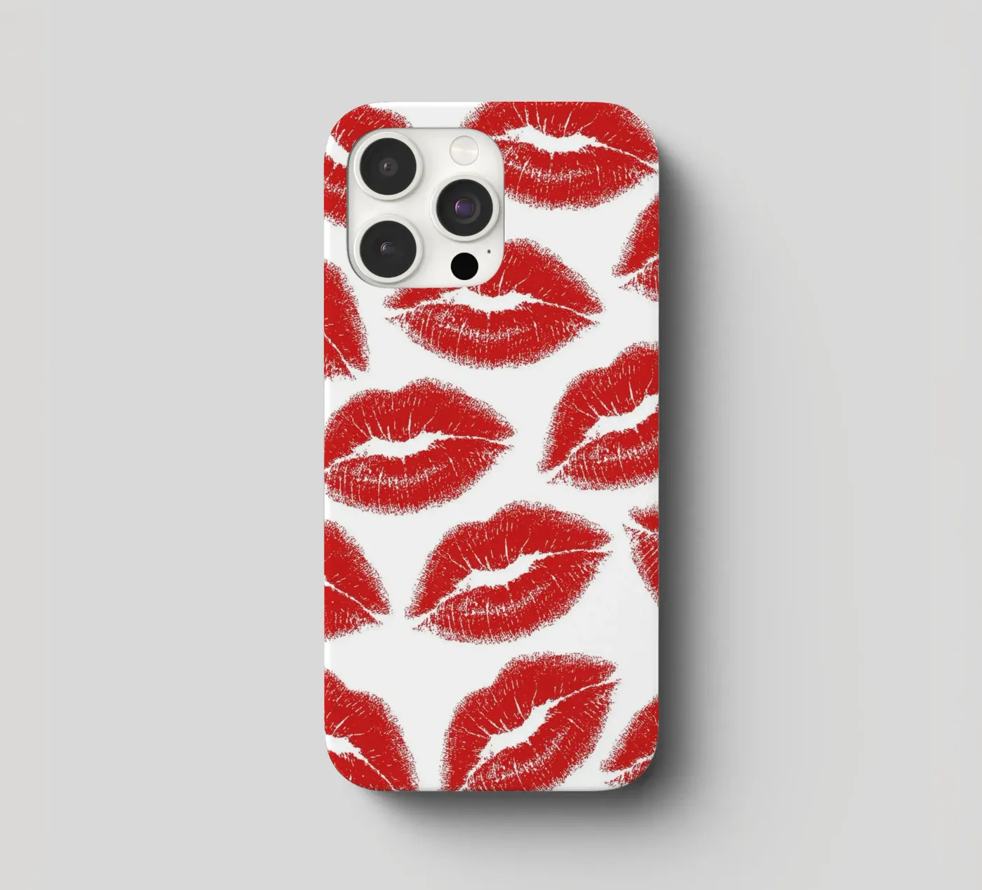 Lips pattern iphone case by Happypatterns