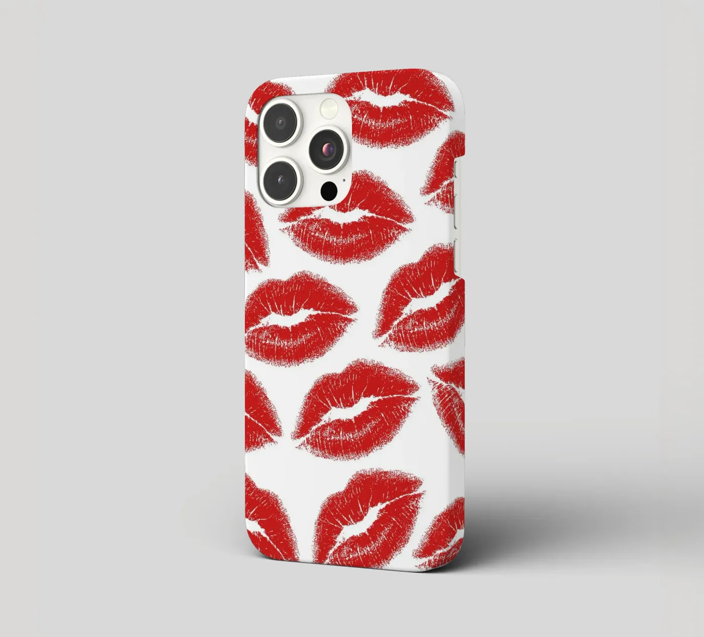 Lips pattern iphone case by Happypatterns