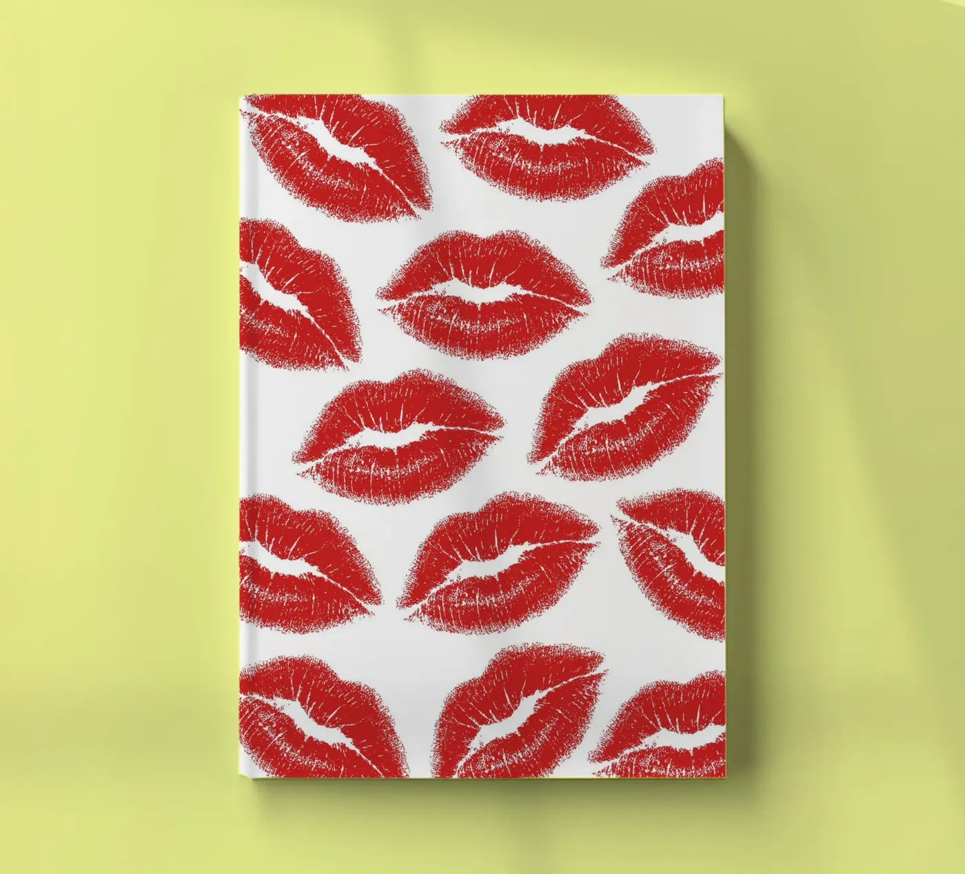 Lips pattern notebook by Happypatterns