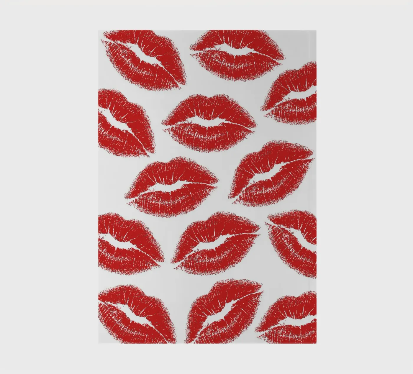 Lips pattern notebook by Happypatterns
