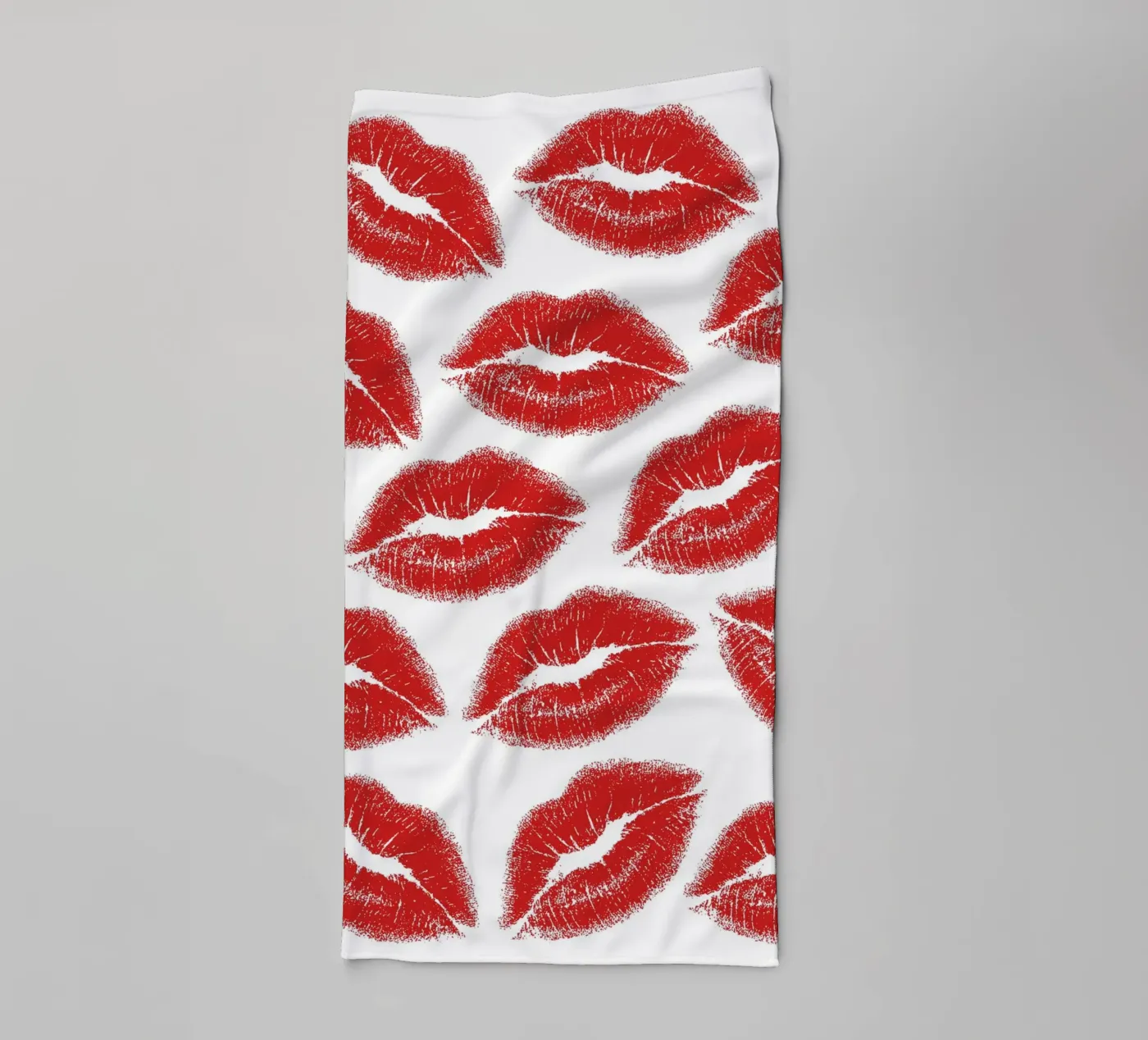 Lips pattern Handtuch von Happypatterns